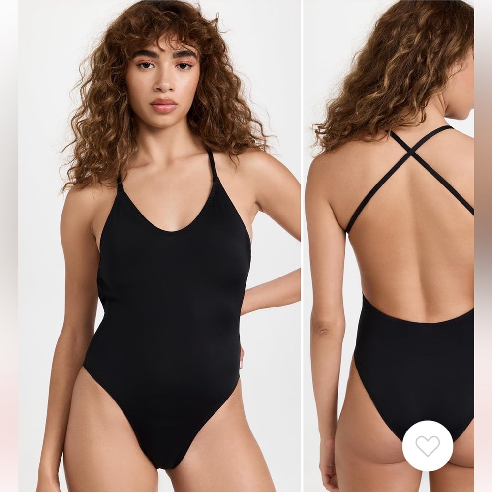 Norma Kamali, Fara Slip Mio Swimsuit, Black, Size Small never worn